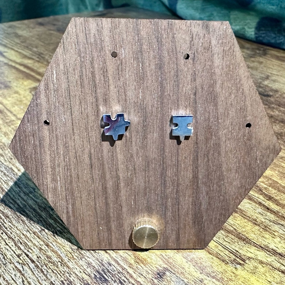 ☀️3/$10 BUNDLE!!☀️ Small Puzzle Pieces Mismatch Stud Earrings